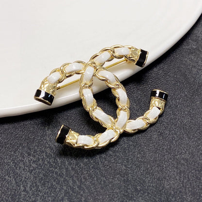 18K  Chanel Pearl Brooch