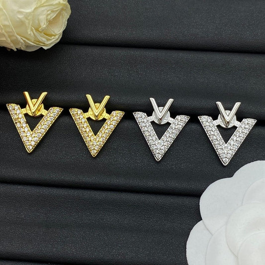 18K Valentino Valentino Diamond Earrings