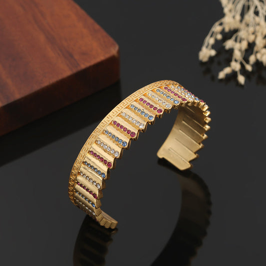 18K Ver Celine Open Cuff Bracelet
