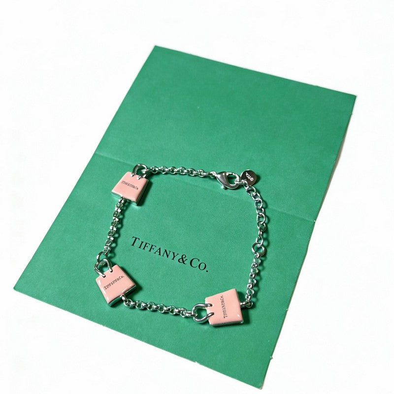 18K Return to Tiffany Pink Bag Bracelet