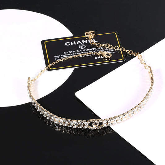 18K  Chanel Diamonds Choker Necklace