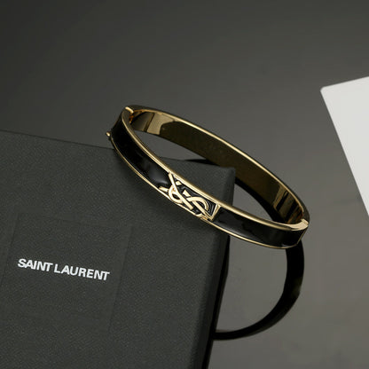 18K YSL Black Bracelet