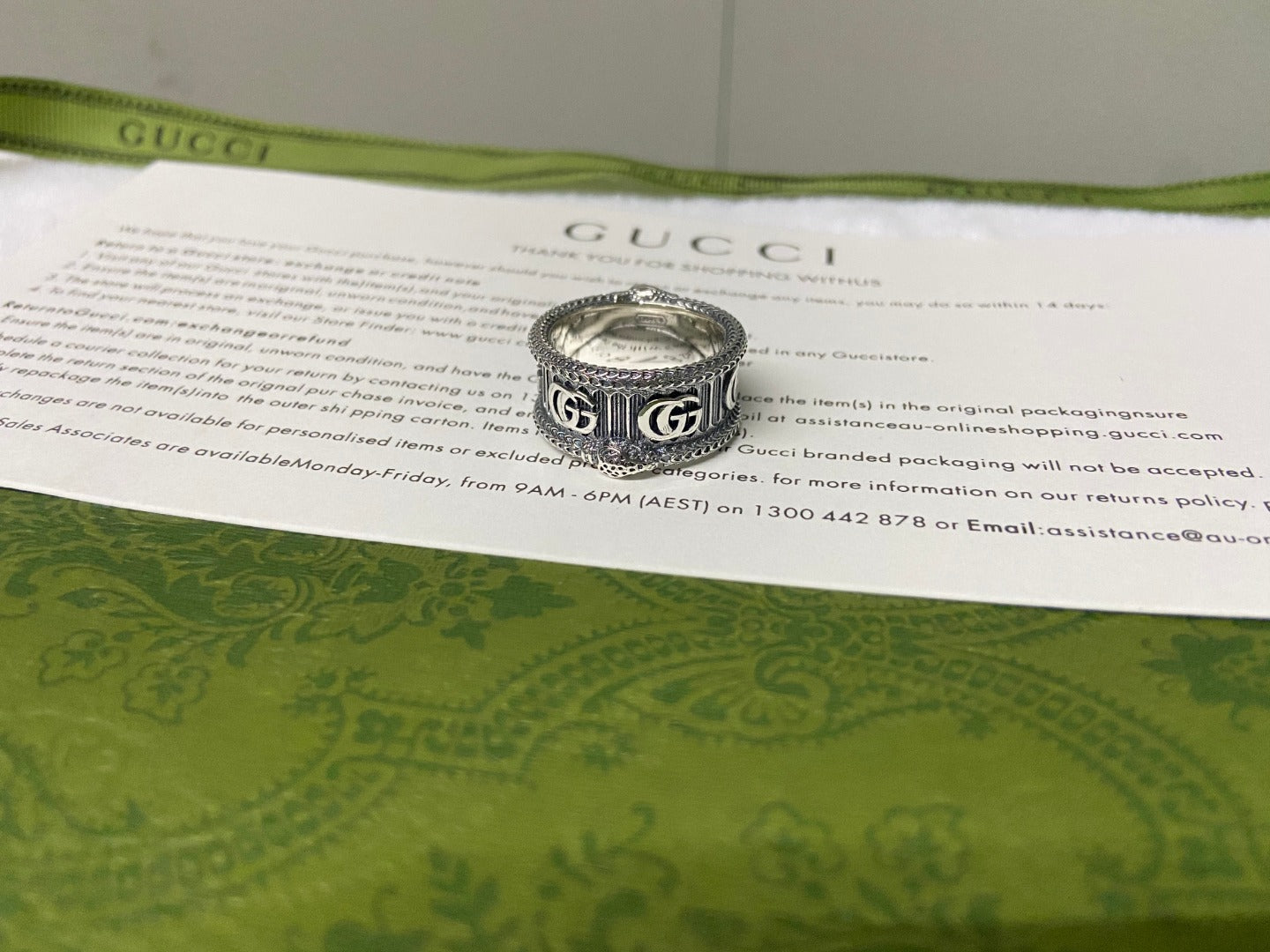 Double Gucci Snake Ring