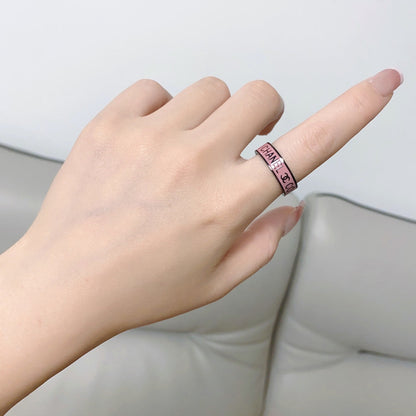 18K  Chanel Coco Pink Ring