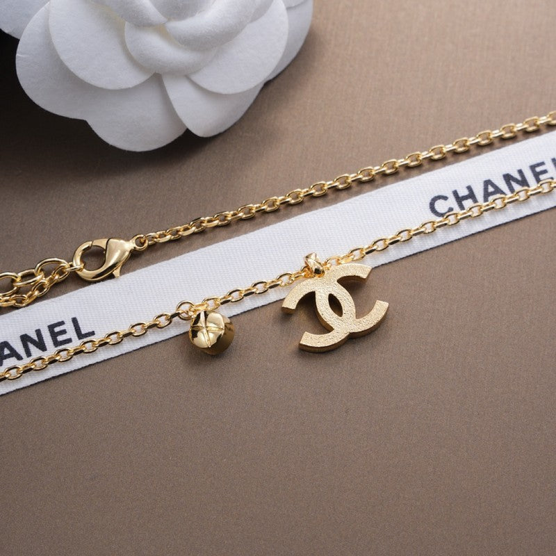 18K  Chanel Diamond Gold Necklace
