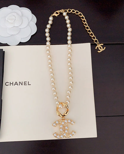 18K  Chanel Classic Pearl Necklace