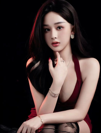 18K  Chanel Circle Diamond Earrings