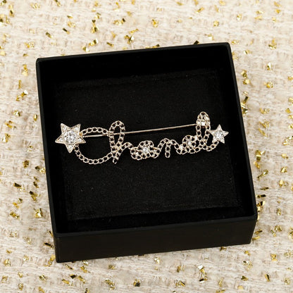 18K  Chanel Leather Gold Brooch