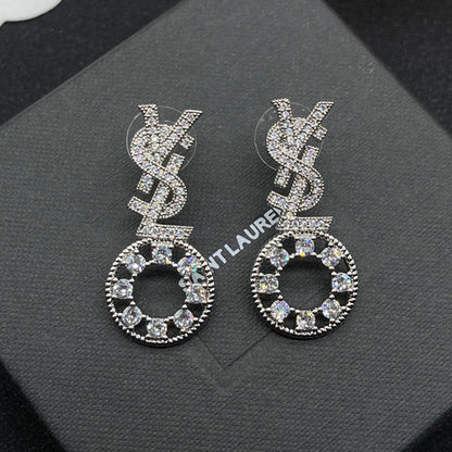 18K YSL Diamonds Earrings
