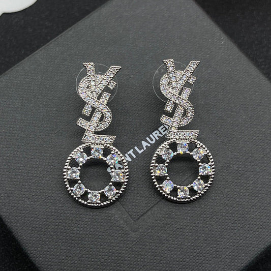 18K YSL Diamonds Earrings