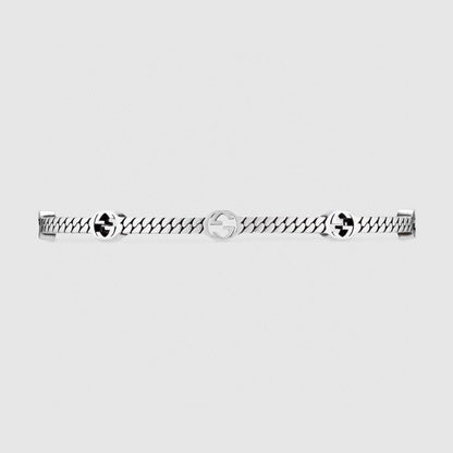 Double Gucci Thin Interlocking Gucci Bracelet
