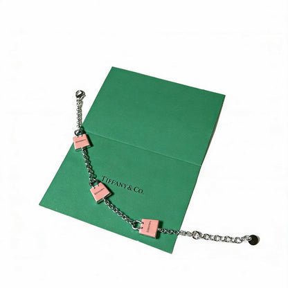 18K Return to Tiffany Pink Bag Bracelet