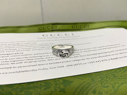 Double Gucci Interlocking Gucci Ring