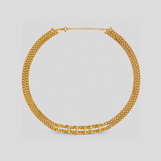 18K Celine Gourmette Necklace