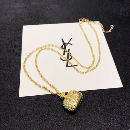 18K YSL Bag Pendant Necklace