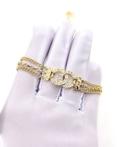 18K  Chanel Chain Choker Necklace