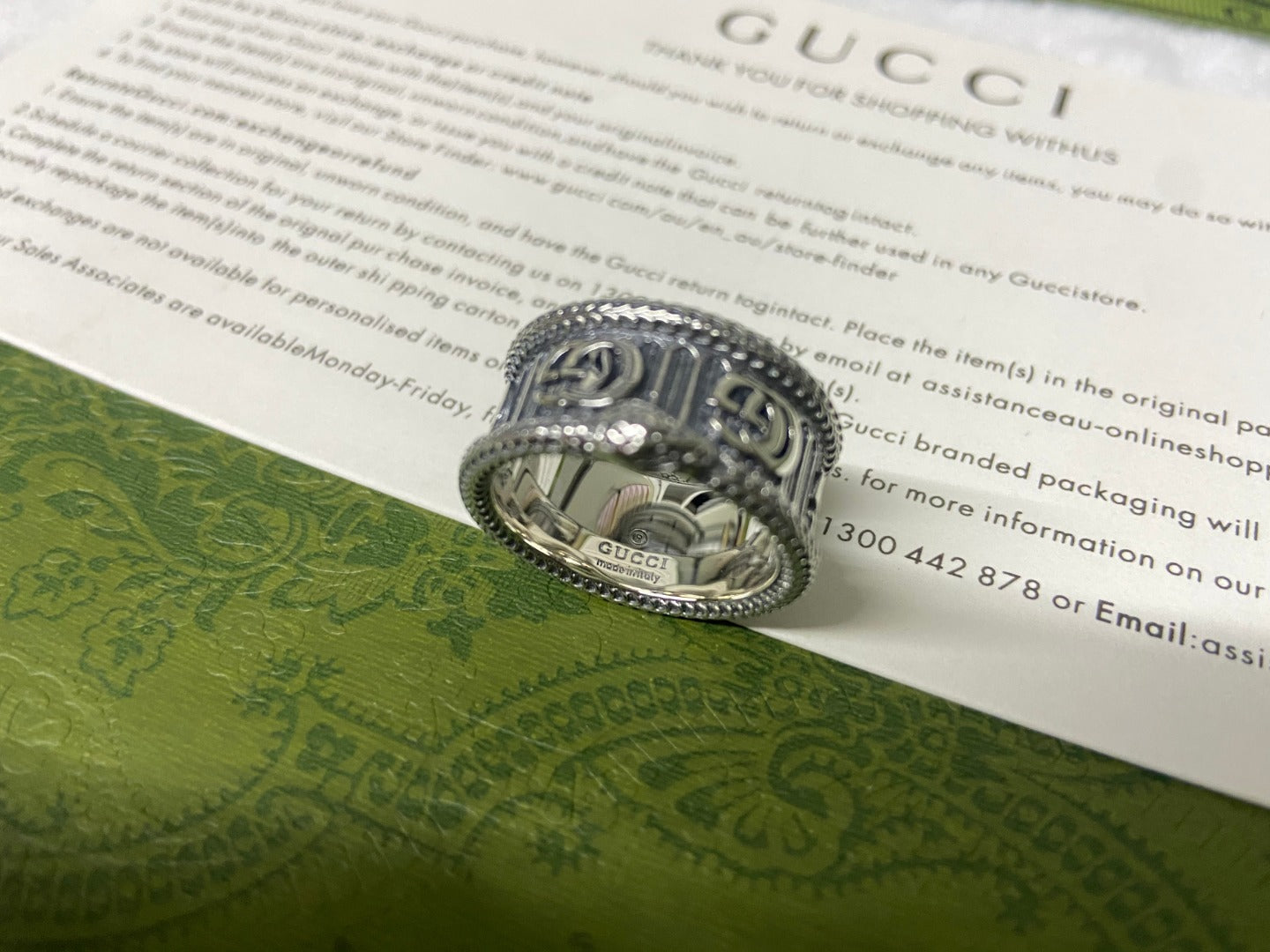 Double Gucci Snake Ring