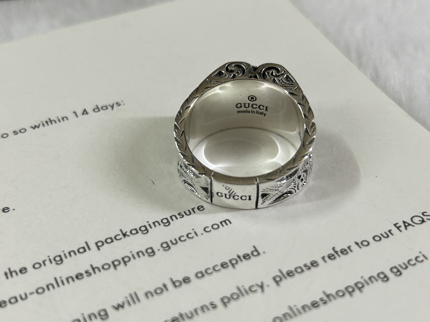Double Gucci Heart Ring