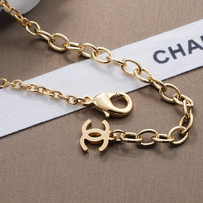 18K  Chanel Diamond Gold Necklace