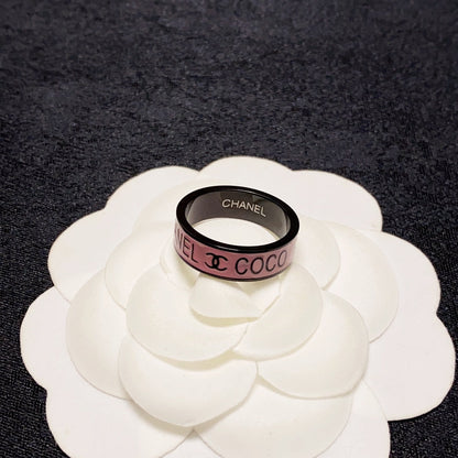 18K  Chanel Coco Pink Ring