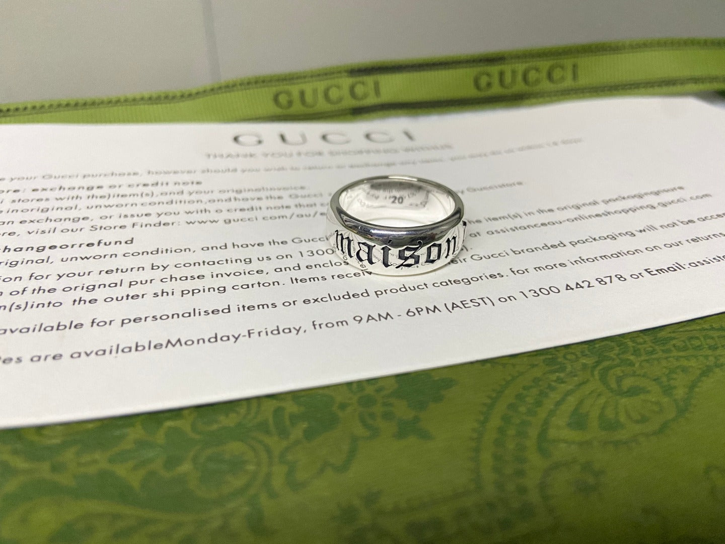 Double Gucci Maison de l'Amour Ring