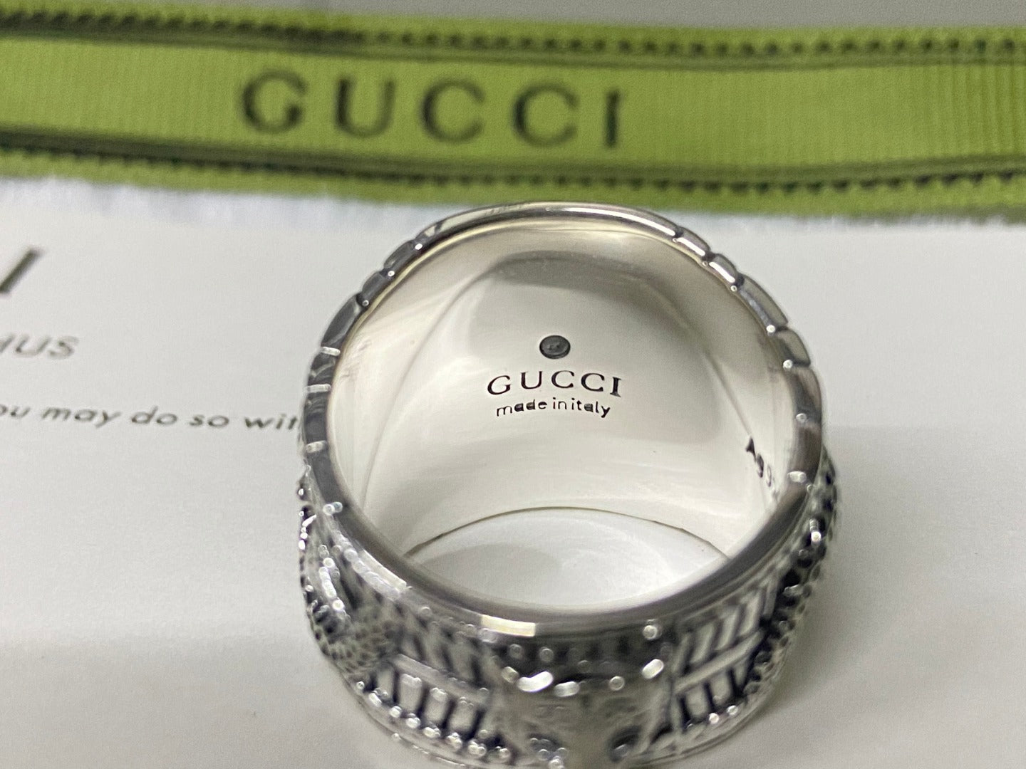 Double Gucci Garden Snake Interlocking Gucci Ring
