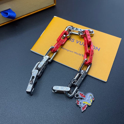 18K Louis Vuitton Dargon Monogram Chain Bracelet