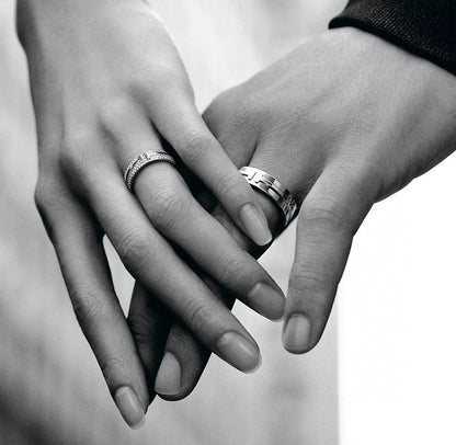 18K Tiffany Narrow Pave Diamond Ring