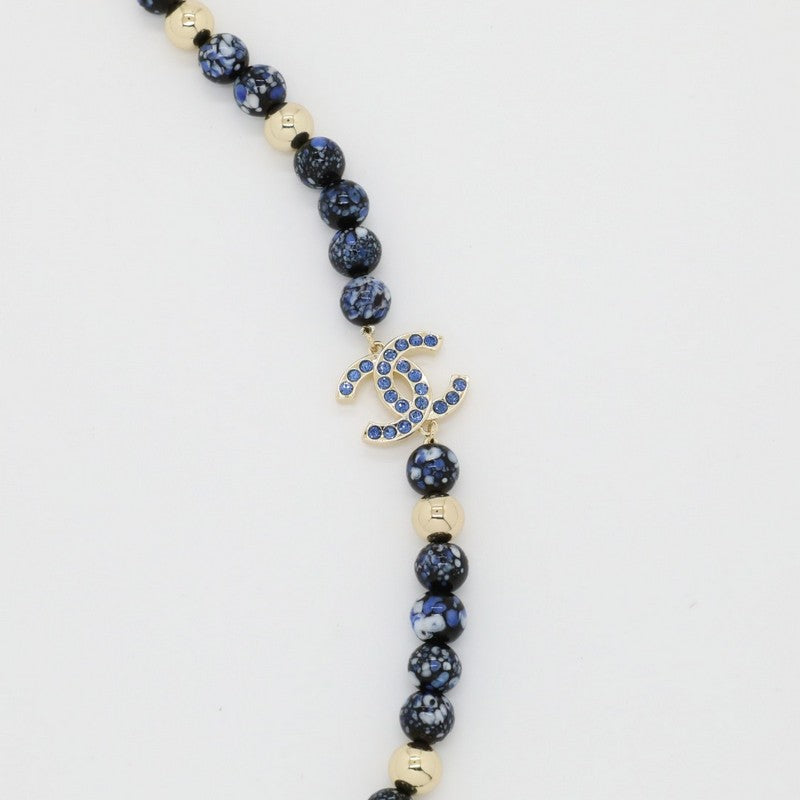 18K  Chanel Blue Pearl Necklace