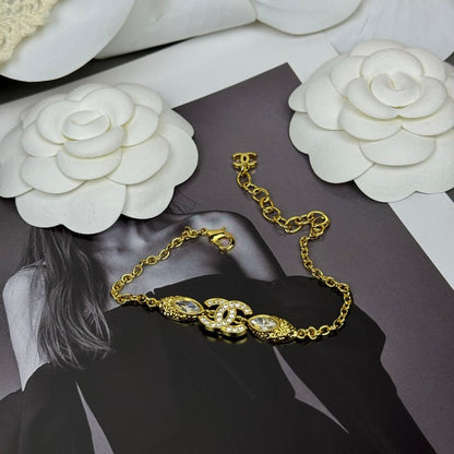 18K  Chanel 26C Diamond Gold Bracelet