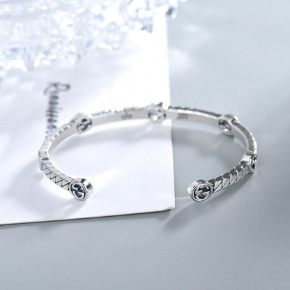 Double Gucci Thin Interlocking Gucci Bracelet