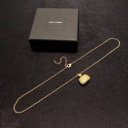18K YSL Bag Pendant Necklace