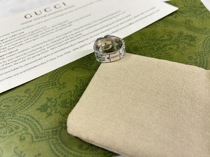 Double Gucci Heart Ring