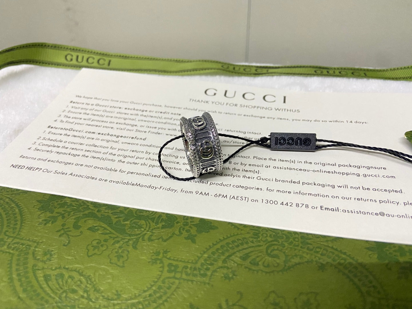 Double Gucci Snake Ring