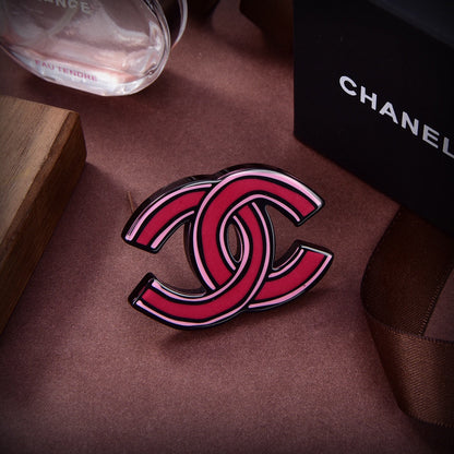 18K  Chanel Pink Brooch