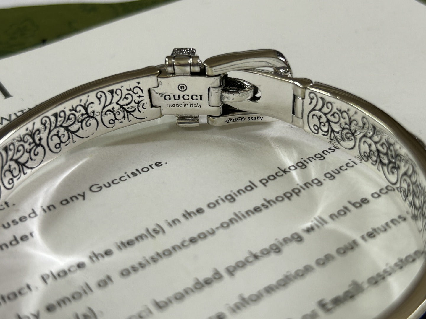 Double Gucci Garden Blue Bracelet