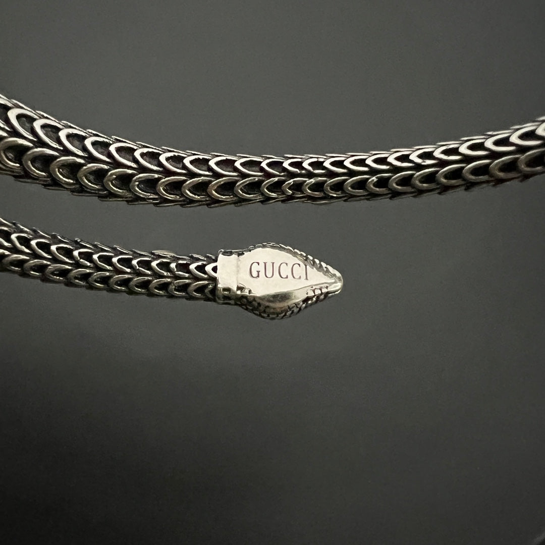 Double Gucci Ggard Snake Bracelet