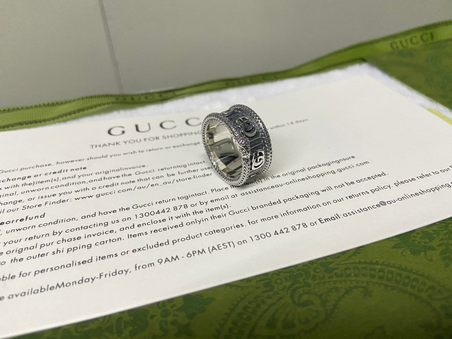 Double Gucci Snake Ring