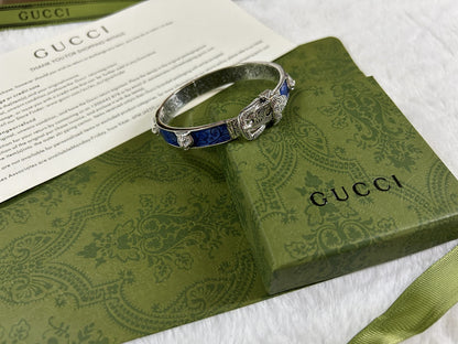 Double Gucci Garden Blue Bracelet