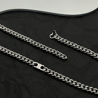 18K Celine Gourmette Chain Necklace