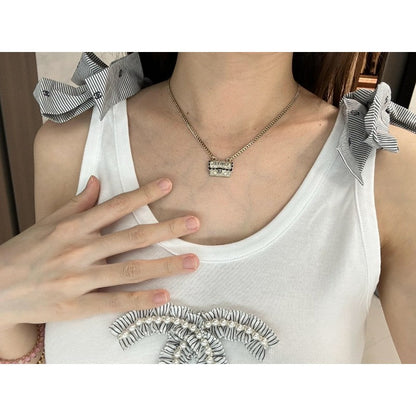 18K  Chanel Bag Pendant Necklace