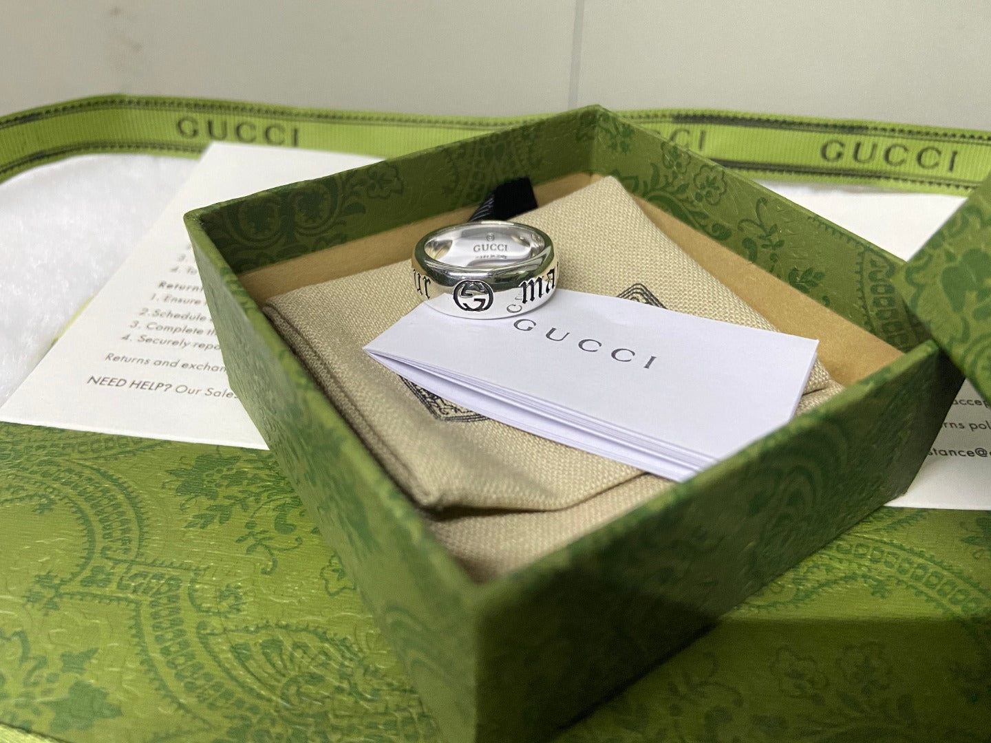 Double Gucci Maison de l'Amour Ring