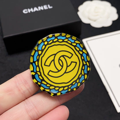 18K  Chanel Color Brooch