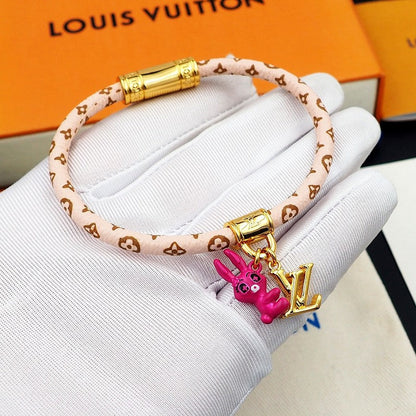 18K Louis Vuitton Animogram Bracelet