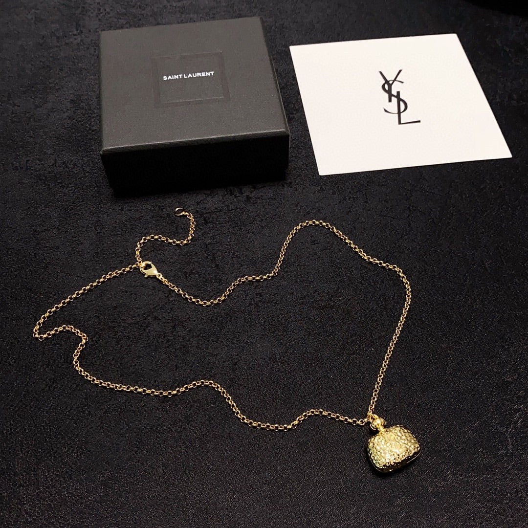 18K YSL Bag Pendant Necklace