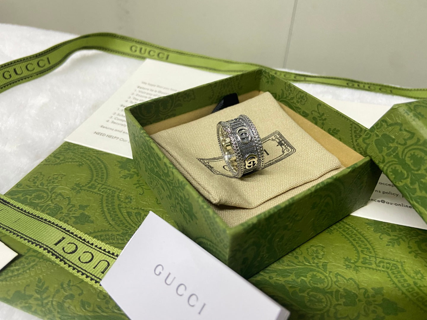 Double Gucci Snake Ring