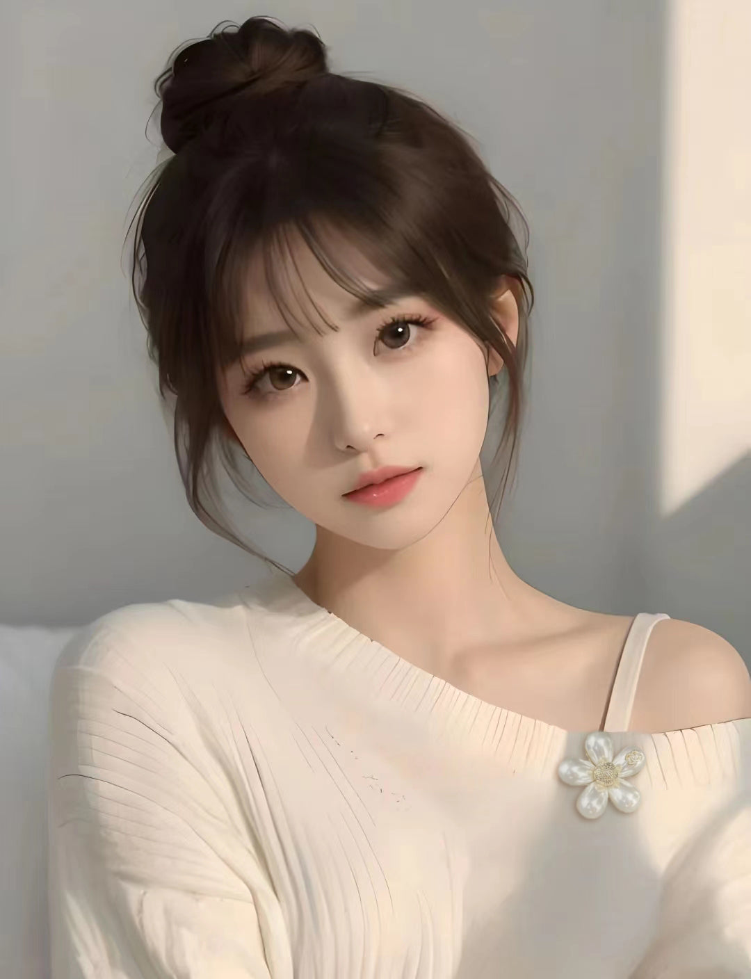 18K  Chanel Pearls Brooch