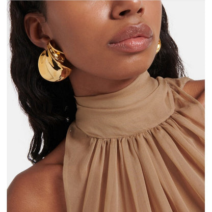 18K YSL Gold Earrings