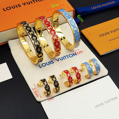 18K Louis Vuitton Color Monogram Bracelet