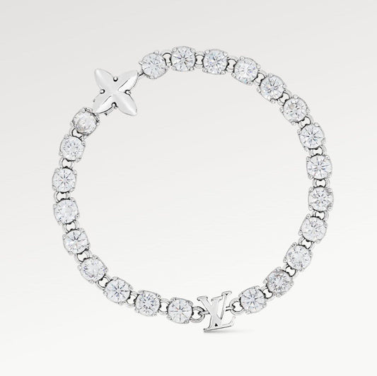 18K Louis Vuitton Crystals Bracelet